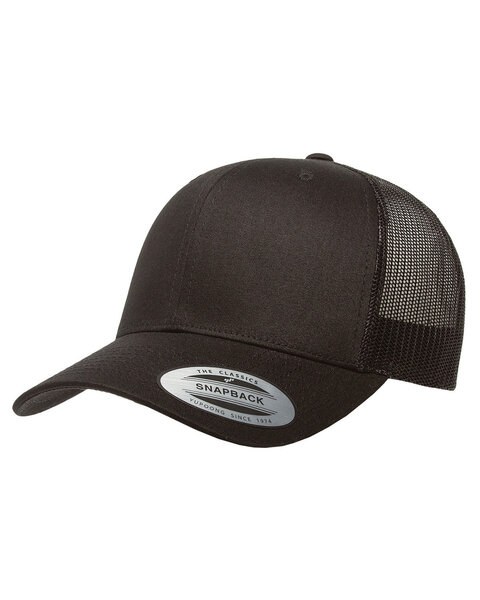 Yupoong 6606 - Classic Retro Trucker Hat with Mesh Back and Adjustable Closure