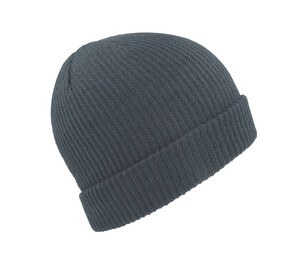 Atlantis AT115 - Chic Winter Ribbed Knit Beanie with Turn-Up