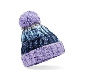 Beechfield BF486B - Children's corkscrew beanie with pompom