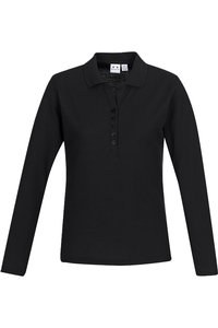 Biz Collection P400LL - Crew Women's L/S Polo