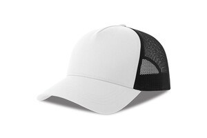 ATLANTIS HEADWEAR AT228 - 5-panel cotton trucker-style cap