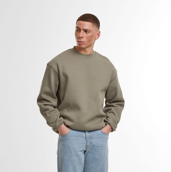 Oversized crew neck sweatshirt