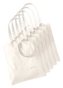Pack of 50 Label Serie LS42L - Cotton Large Handles Basic Shopper